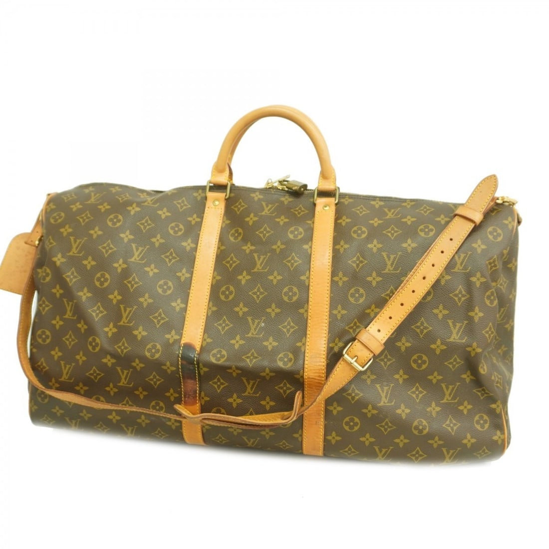 Louis Vuitton Bags - Boston Monogram Keepall Bandoulière 60 M41412 Brown Men's & Women's: --- Catalog ---Category: SizeSize (HxWxD): 34cm x 60cm x 27cm / 13.38'' x 23.62'' x 10.62''Category: DesignType: Boston bagColor: BrownGender: Men,WomenCategory: GeneralMPN: M41412Brand: Louis Vuitton