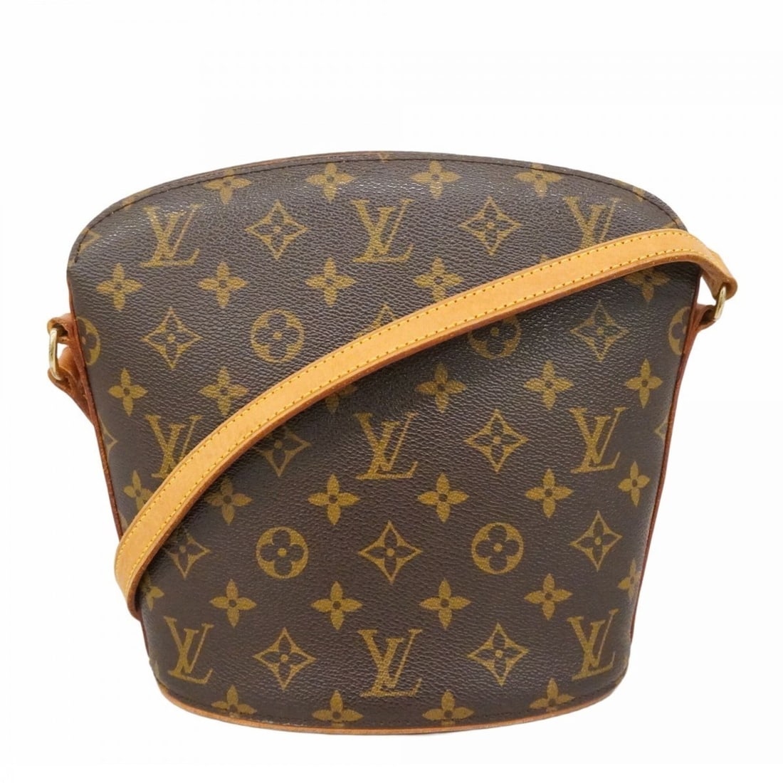 Louis Vuitton Monogram Druot Shoulder Bag M51290 Brown Women's: --- Catalog ---Category: SizeSize (HxWxD): 22cm x 20cm x 10cm / 8.66'' x 7.87'' x 3.93''Category: DesignType: Shoulder bagColor: BrownGender: WomenCategory: GeneralMPN: M51290Brand: Louis Vuitton--- I