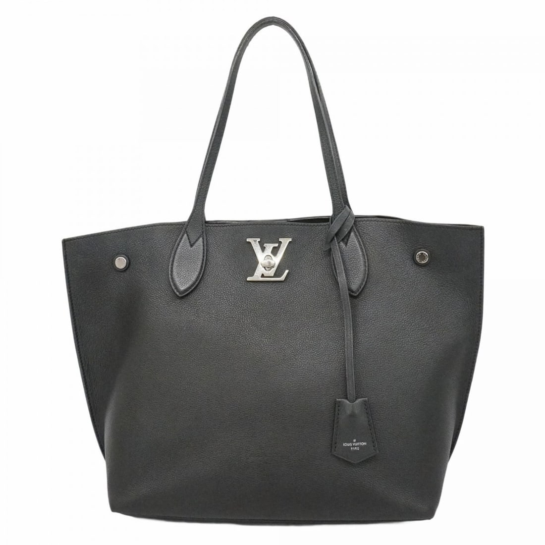 Louis Vuitton Lockme Go Tote Bag M55028 Noir (Women's): --- Catalog ---Category: SizeSize (HxWxD): 30cm x 31cm x 15cm / 11.81'' x 12.2'' x 5.9''Category: DesignType: Tote bagColor: NoirGender: WomenCategory: GeneralMPN: M55028Brand: Louis Vuitton--- Item L
