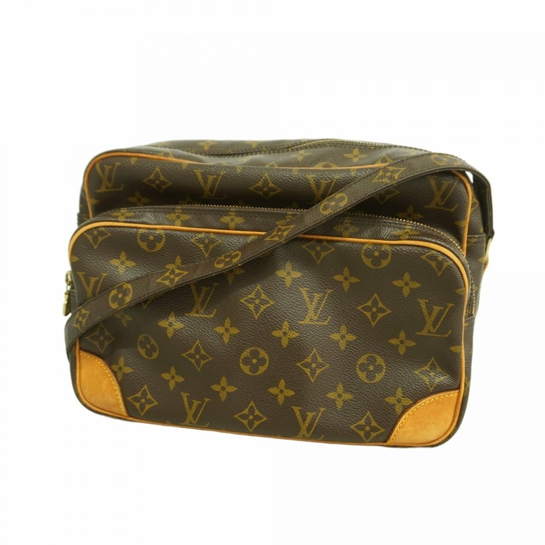 Louis Vuitton Monogram Nile Shoulder Bag M45244 Brown Women's: --- Catalog ---Category: SizeSize (HxWxD): 20cm x 28cm x 12cm / 7.87'' x 11.02'' x 4.72''Category: DesignType: Shoulder bagColor: BrownGender: WomenCategory: GeneralMPN: M45244Brand: Louis Vuitton--- 