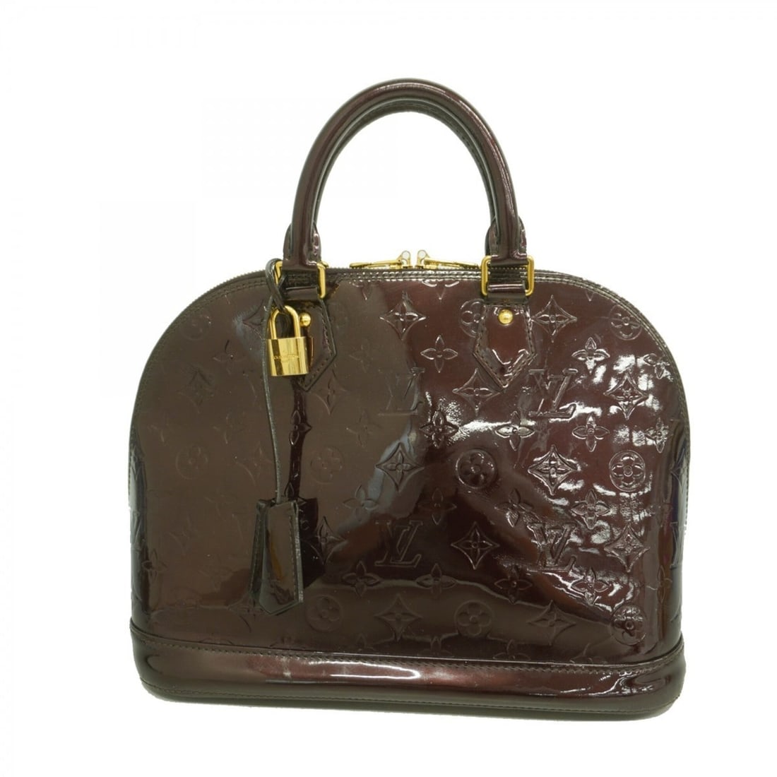 Louis Vuitton Alma PM Vernis Handbag M91611 Amarante (Women's): --- Catalog ---Category: SizeSize (HxWxD): 24cm x 31cm x 15cm / 9.44'' x 12.2'' x 5.9''Category: DesignType: HandbagColor: AmaranteGender: WomenCategory: GeneralMPN: M91611Brand: Louis Vuitton--- Item