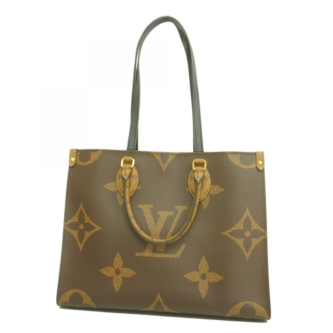 Louis Vuitton Monogram Giant Reverse OnTheGo MM Tote Bag M45321 Brown (Women's): --- Catalog ---Category: SizeSize (HxWxD): 26.5cm x 34.5cm x 15cm / 10.43'' x 13.58'' x 5.9''Category: DesignType: Tote bagColor: BrownGender: WomenCategory: GeneralMPN: M45321Brand: Louis Vuitton--- 