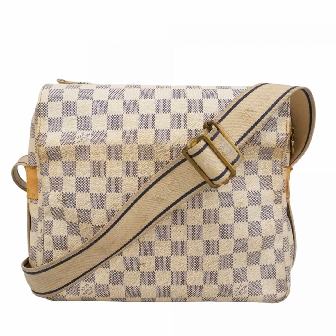 Louis Vuitton Damier Azur Naviglio Shoulder Bag N51189 White Women's: --- Catalog ---Category: SizeSize (HxWxD): 25cm x 27cm x 14.5cm / 9.84'' x 10.62'' x 5.7''Category: DesignType: Shoulder bagColor: WhiteGender: WomenCategory: GeneralMPN: N51189Brand: Louis Vuitton---
