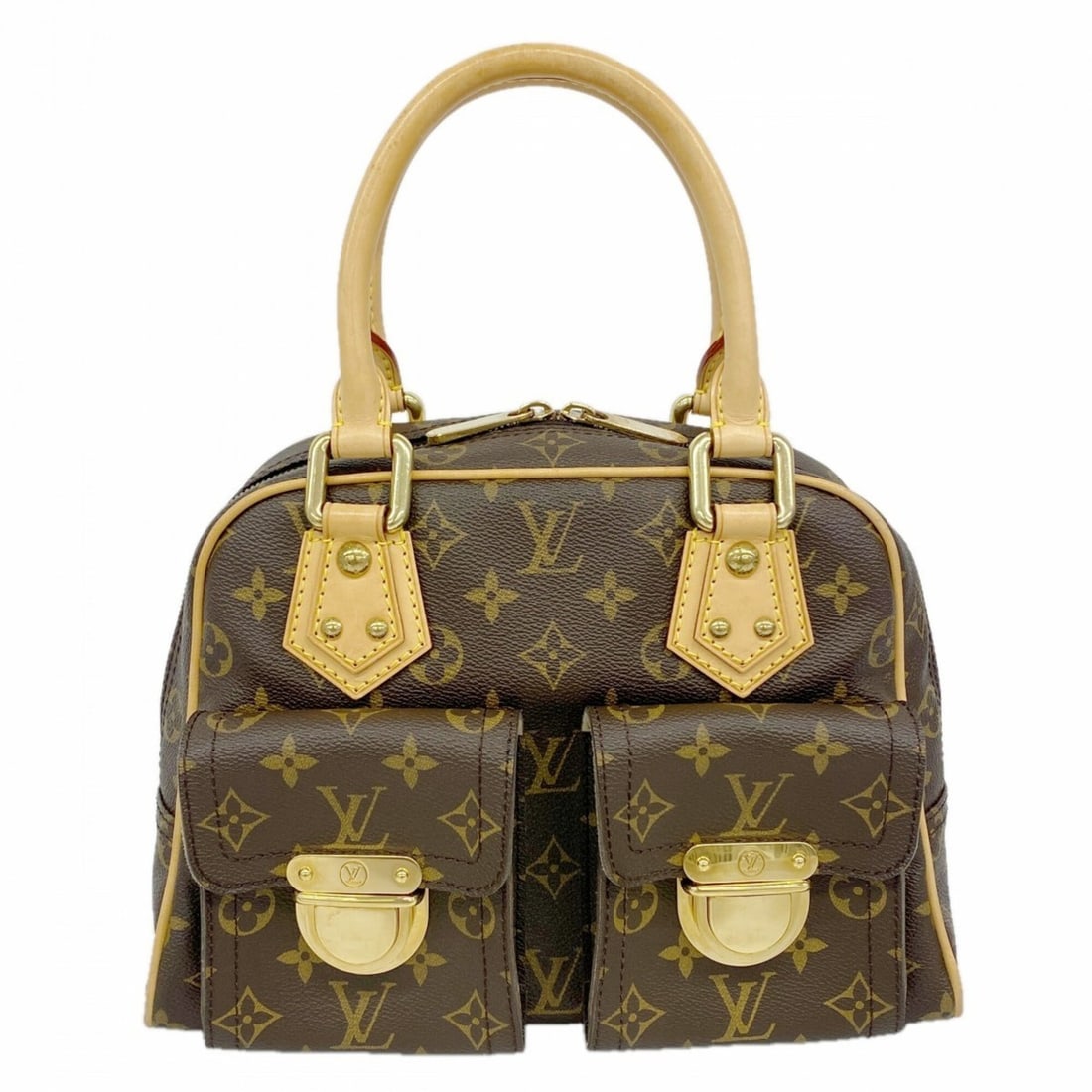 Louis Vuitton Monogram Manhattan PM Handbag M40026 Brown Women's: --- Catalog ---Category: SizeSize (HxWxD): 22cm x 29cm x 11.5cm / 8.66'' x 11.41'' x 4.52''Category: DesignType: HandbagColor: BrownGender: WomenCategory: GeneralMPN: M40026Brand: Louis Vuitton--- Ite
