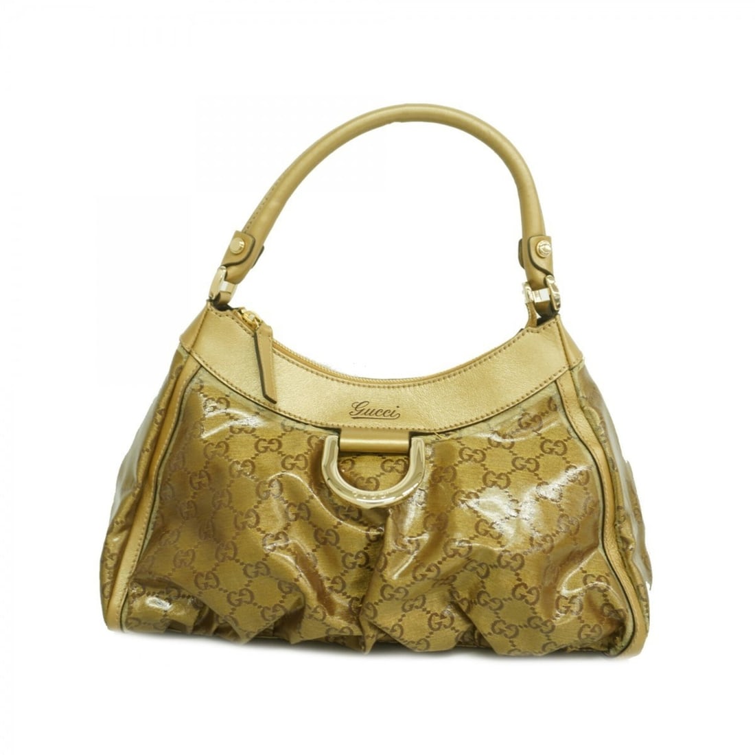 Gucci Abbey Handbag 190525 Coated Canvas Bronze Champagne Women's P2744676: --- Catalog ---Category: SizeSize (HxWxD): 20cm x 30cm x 12cm / 7.87'' x 11.81'' x 4.72''Category: DesignType: HandbagColor: BronzeGender: WomenMaterial: Coated canvas Hardware Color: Champagne goldCa