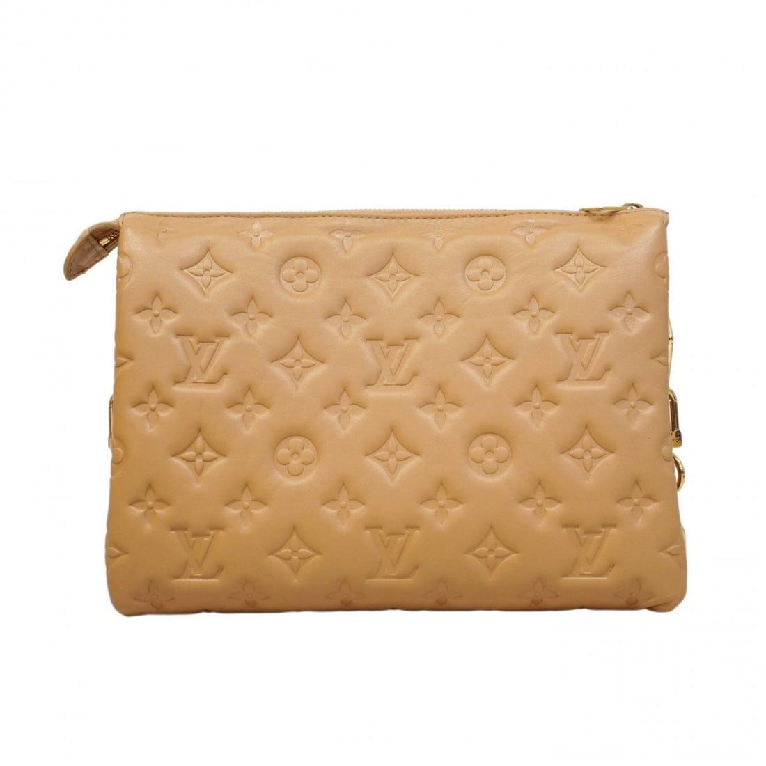 Louis Vuitton Monogram Embossed Coussin PM Handbag M57791 Camel 2-way bag for women P2738446: --- Catalog ---Category: SizeSize (HxWxD): 19.5cm x 26cm x 11.5cm / 7.67'' x 10.23'' x 4.52''Category: DesignType: HandbagColor: CamelGender: WomenCategory: GeneralMPN: M57791Brand: Louis Vuitton--- I