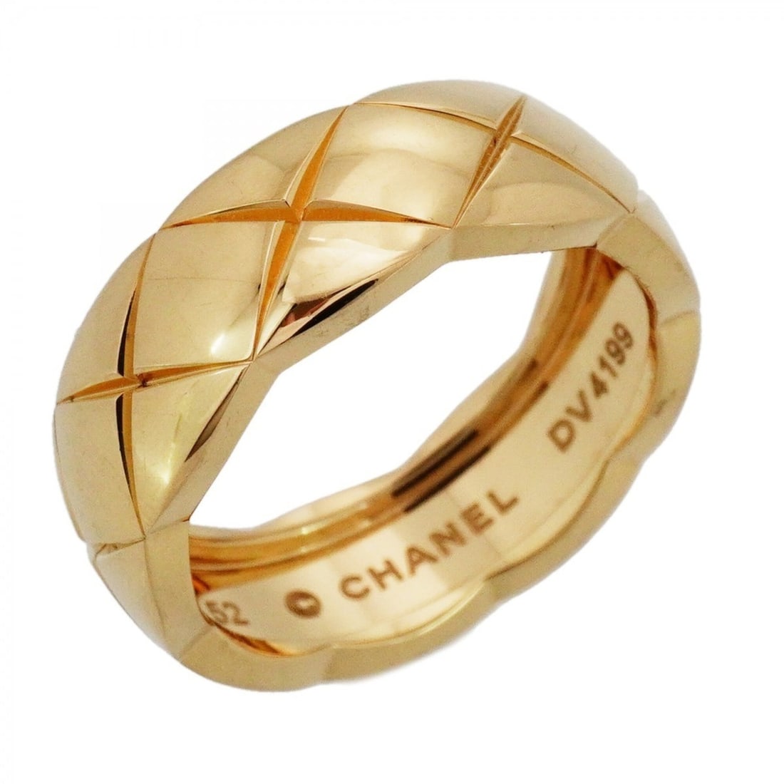 Chanel Coco Crush Ring, 18K Yellow Gold, Size 52, Women's: --- Catalog ---Category: SizeUS Size: 6.5Brand Size: 52Category: DesignType: Band ringGender: WomenMaterial: Yellow gold (18K)Category: GeneralBrand: Chanel--- Item List ---Section: ConditionRanking: 