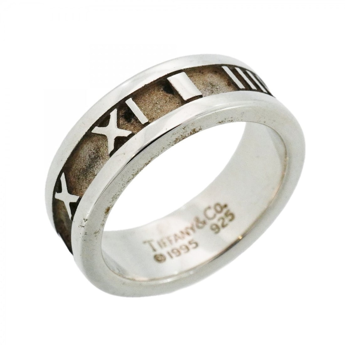 Tiffany & Co. Atlas Ring, Sterling Silver 925, Size 10, Women's: --- Catalog ---Category: SizeJP Size: 10US Size: 5.5Category: DesignType: Band ringGender: WomenMaterial: Silver 925Category: GeneralBrand: Tiffany--- Item List ---Section: ConditionRanking: Rank AB U