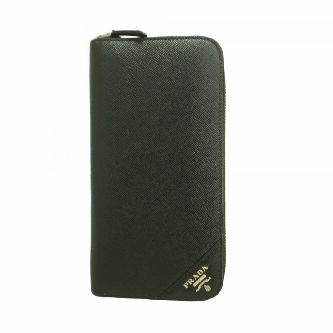Prada long wallet, Saffiano leather, black, men's.: --- Catalog ---Category: SizeSize (HxWxD): 11cm x 20cm x 2.5cm / 4.33'' x 7.87'' x 0.98''Category: DesignType: Long wallet (bi-fold)Color: BlackGender: MenMaterial: Leather Category: GeneralBrand: Pra