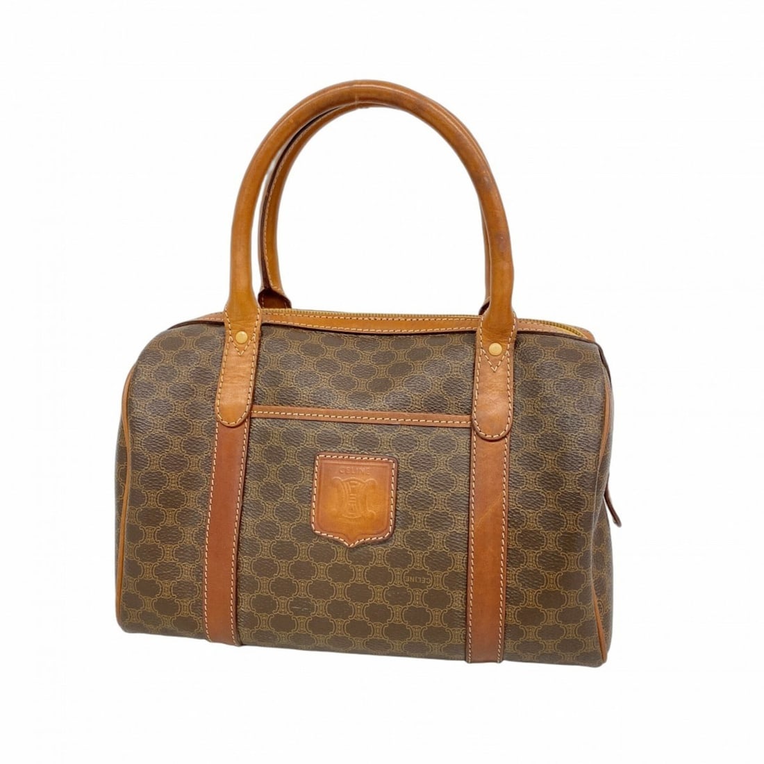 Celine Macadam Brown Handbag for Women: --- Catalog ---Category: SizeSize (HxWxD): 16cm x 26cm x 15cm / 6.29'' x 10.23'' x 5.9''Category: DesignType: HandbagColor: BrownGender: WomenMaterial: PVC Hardware Color: GoldCategory: GeneralBrand: 