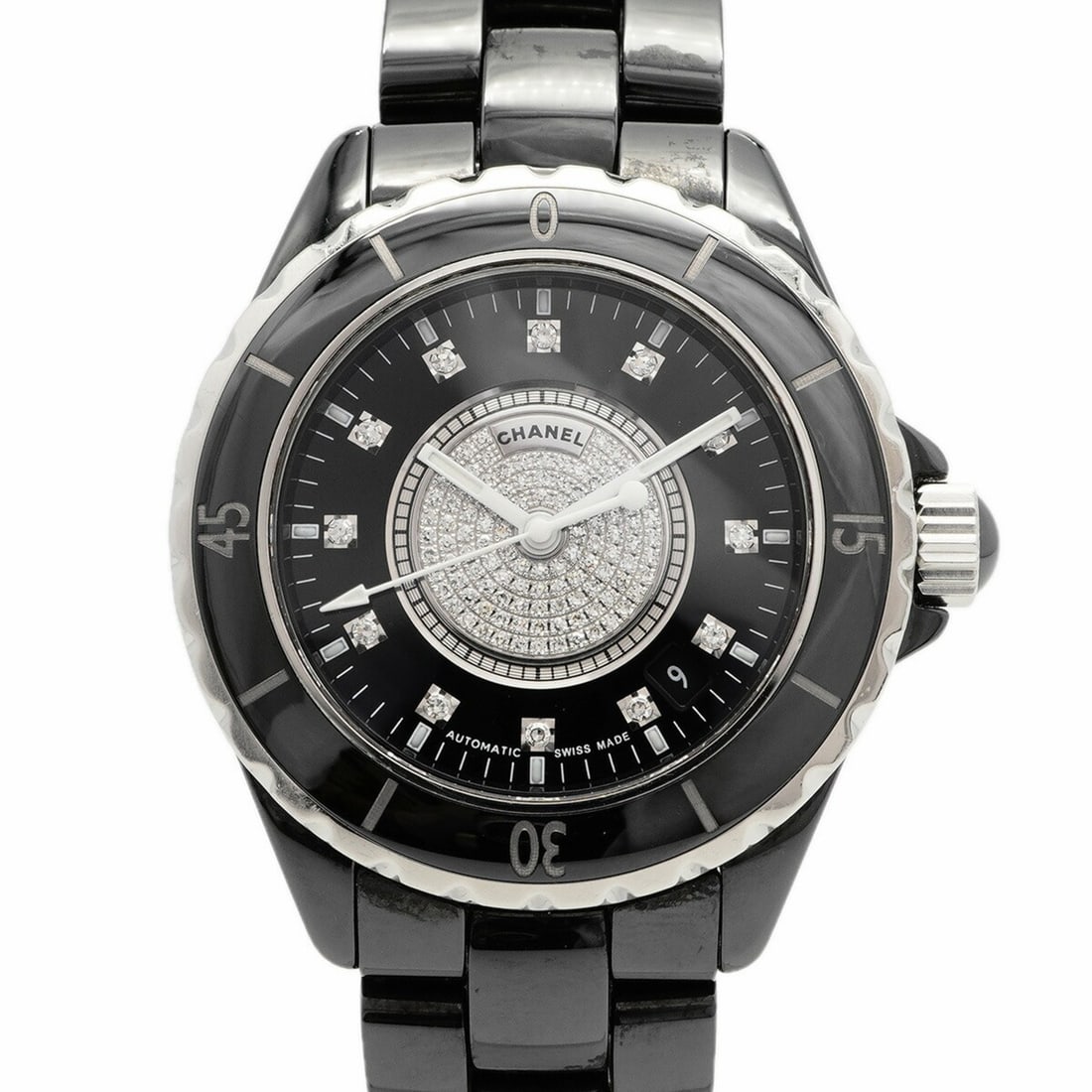 Chanel J12 H1757 Black Dial Men's Watch: --- Catalog ---Category: SizeWrist Size: 17.5cm / 6.88''Case Diameter: 37.8mm / 1.49''Category: DesignType: WristwatchGender: MenColor (Dial): BlackMaterial (Band): CeramicCategory: GeneralMPN: H1757B