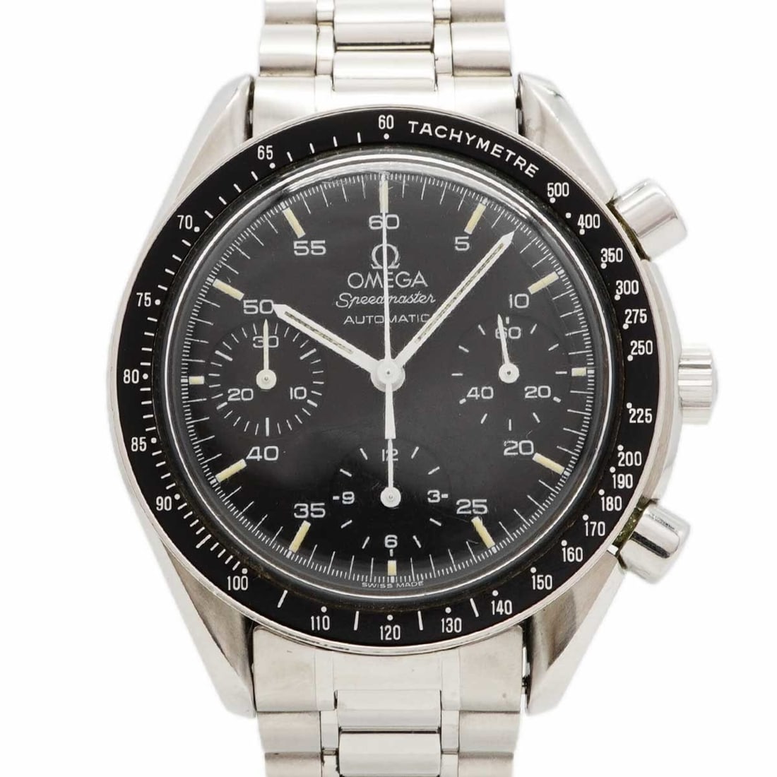 Omega Speedmaster 3510.50 Black Dial Men's Watch: --- Catalog ---Category: SizeWrist Size: 17cm / 6.69''Case Diameter: 39mm / 1.54''Category: DesignType: WristwatchGender: MenColor (Dial): BlackMaterial (Band): Stainless steelCategory: GeneralMPN: 35