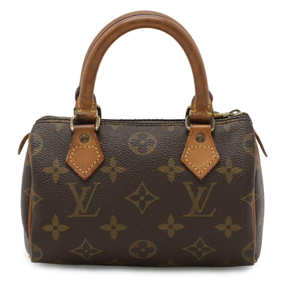 LOUIS VUITTON Louis Vuitton Monogram Mini Speedy Handbag Pouch M41534: --- Catalog ---Category: SizeSize (HxWxD): 9.5cm x 16cm x 7cm / 3.74'' x 6.29'' x 2.75''Category: DesignType: Handbag, PouchColor: BrownGender: WomenMaterial: Monogram , Canvas Category: GeneralBrand:
