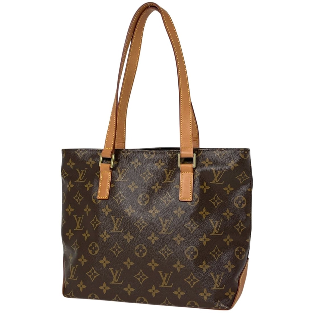 Louis Vuitton Cabas Piano Shoulder Bag Tote Monogram Brown M51148 Women's: --- Catalog ---Category: SizeSize (HxWxD): 25cm x 27cm x 12cm / 9.84'' x 10.62'' x 4.72''Category: DesignType: Shoulder bag, Tote bagColor: Brown, MonogramGender: WomenClosure: ZipperMaterial: Monogra