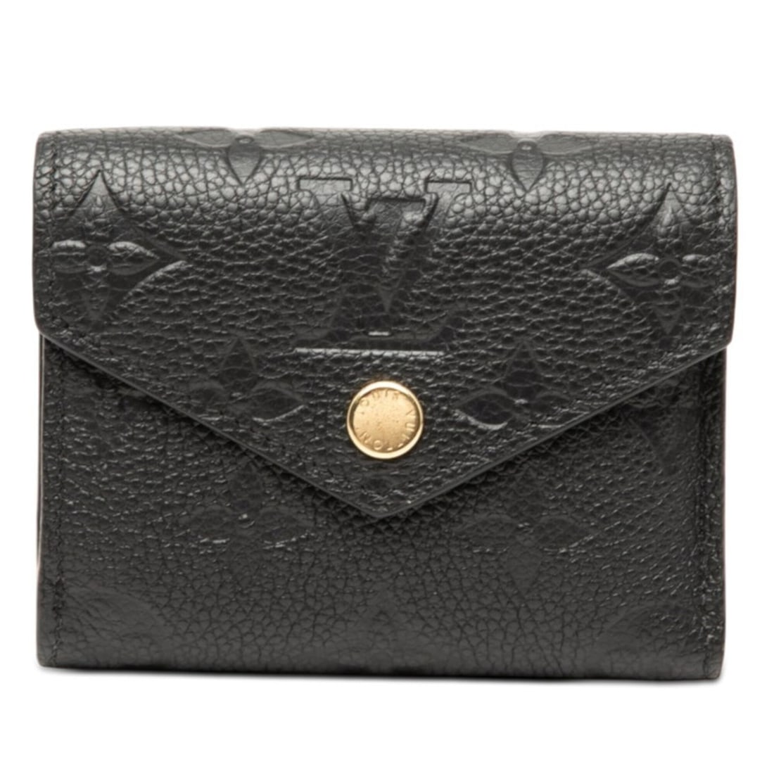 Louis Vuitton Monogram Empreinte Portefeuille Zoe Tri-fold Wallet M62935 Noir Black Leather Women's: --- Catalog ---Category: SizeSize (HxWxD): 8cm x 9.5cm x 2cm / 3.14'' x 3.74'' x 0.78''Category: DesignType: Wallet (tri-fold)Color: Black, NoirGender: WomenMaterial: Leather Category: GeneralLine: Mo