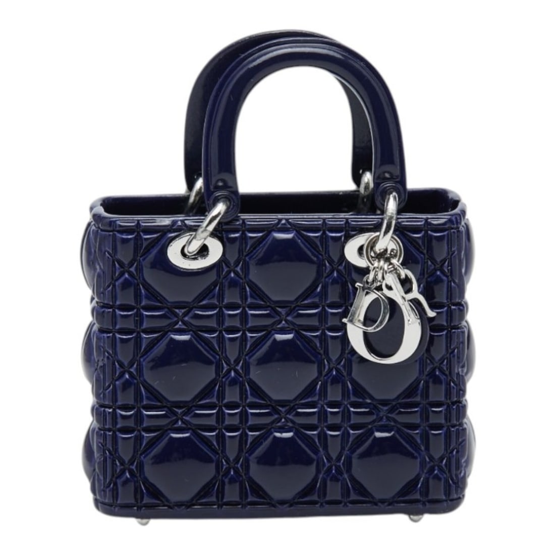 Christian Dior Dior Lady Mirror Charm, Navy Blue Metal Women's: --- Catalog ---Category: SizeWeight: 81.7g / 2.88oz.Size (HxWxD): 59.00mm x 46.30mm / 2.32'' x 1.82''Category: DesignType: Handbag charmColor: Blue, NavyGender: WomenMaterial: MetalCategory: GeneralLi