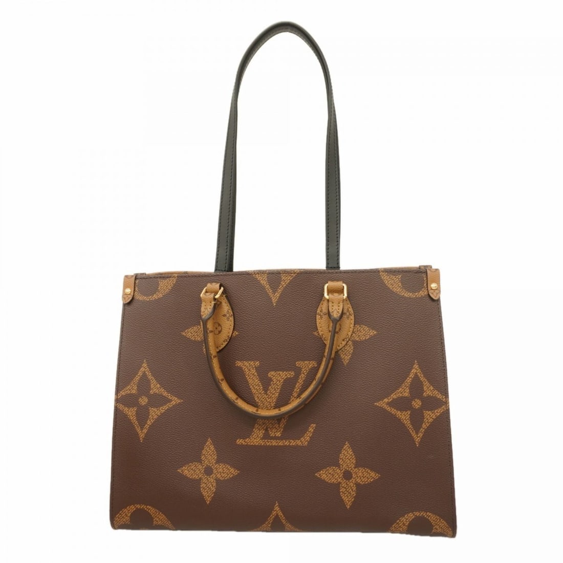 Louis Vuitton Monogram Giant Reverse OnTheGo MM Tote Bag M45321 Brown 2-way bag for women P2677238: --- Catalog ---Category: SizeSize (HxWxD): 27cm x 34cm x 15cm / 10.62'' x 13.38'' x 5.9''Category: DesignType: Tote bagColor: BrownGender: WomenCategory: GeneralMPN: M45321Brand: Louis Vuitton--- Item