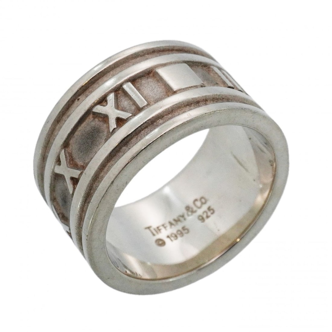 Tiffany & Co. Atlas Wide Sterling Silver 925 Ring, Size 13, Women's: --- Catalog ---Category: SizeJP Size: 13US Size: 6.5Category: DesignType: Band ringGender: WomenMaterial: Silver 925Category: GeneralBrand: Tiffany--- Item List ---Section: ConditionRanking: Rank AB U