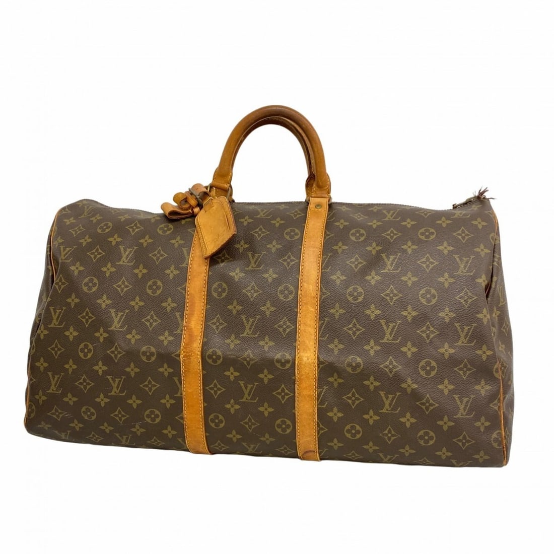 Louis Vuitton Bags - Boston Monogram Keepall 55 M41424 Brown Men's & Women's: --- Catalog ---Category: SizeSize (HxWxD): 31cm x 56.5cm x 26cm / 12.2'' x 22.24'' x 10.23''Category: DesignType: Boston bagColor: BrownGender: Men,WomenCategory: GeneralMPN: M41424Brand: Louis Vuitto
