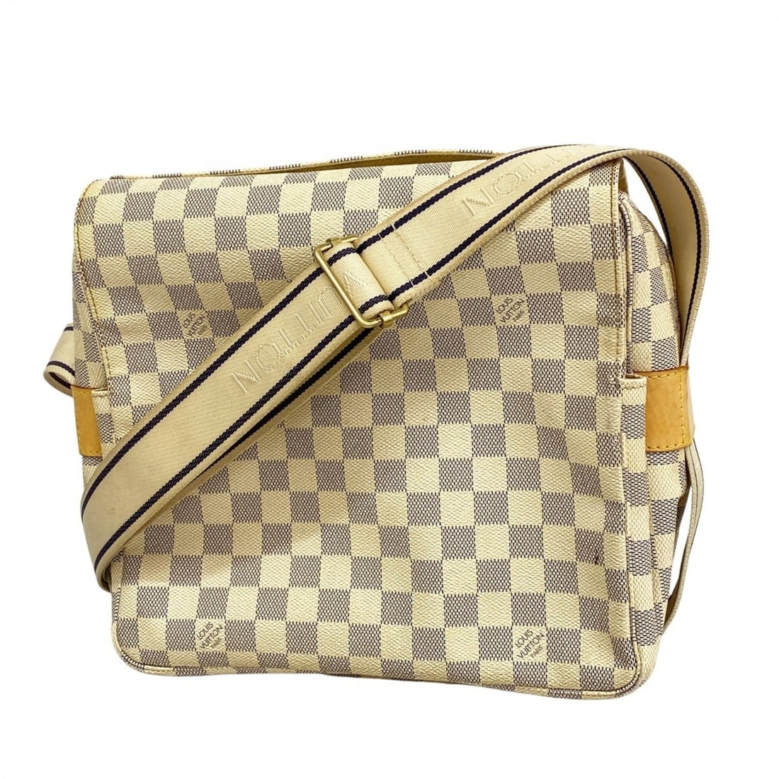 Louis Vuitton Damier Azur Naviglio Shoulder Bag N51189 White Women's: --- Catalog ---Category: SizeSize (HxWxD): 25cm x 27.5cm x 14.5cm / 9.84'' x 10.82'' x 5.7''Category: DesignType: Shoulder bagColor: WhiteGender: WomenCategory: GeneralMPN: N51189Brand: Louis Vuitton-