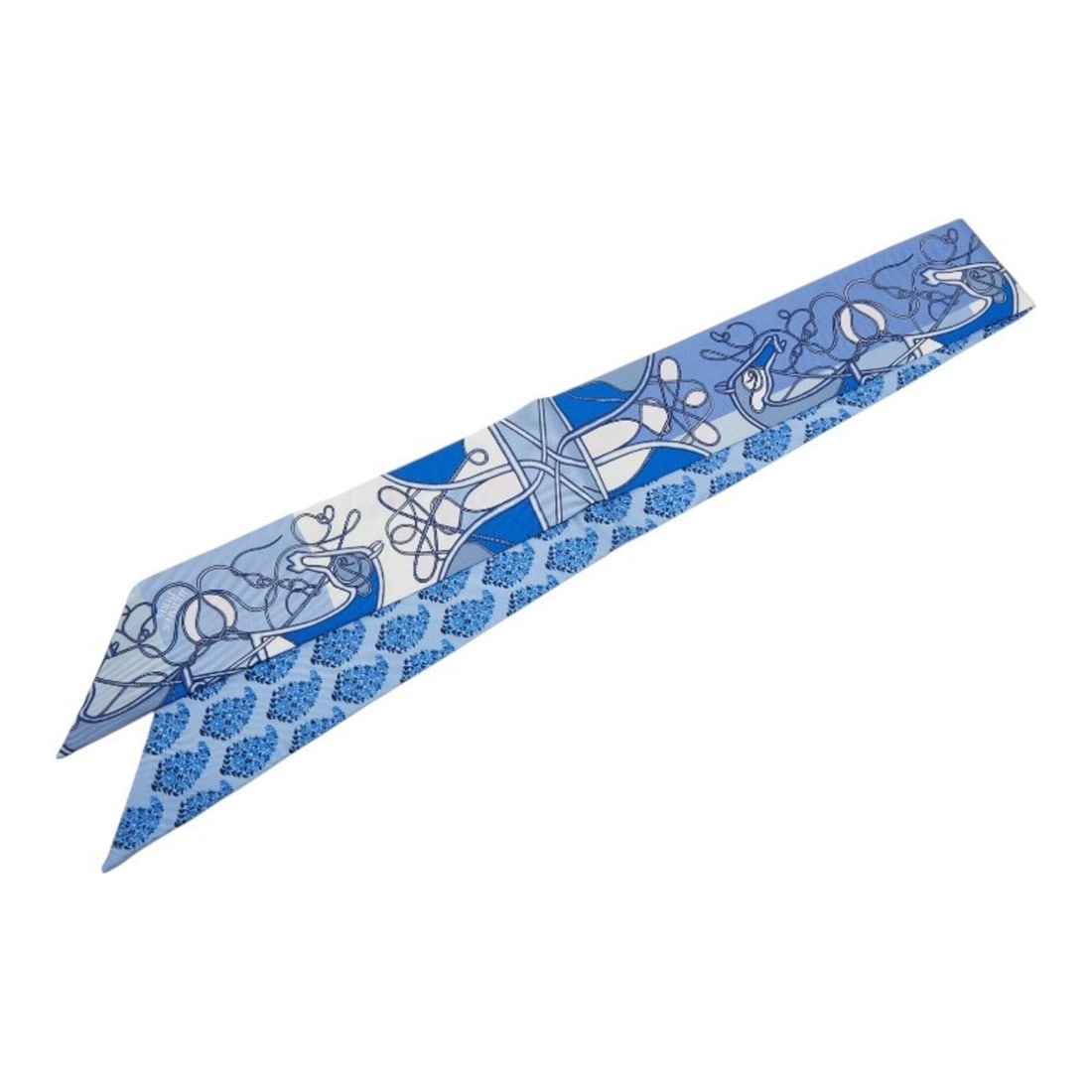 Hermes Twilly COUP DE FOUET AU BLOC Scarf Muffler Blue Multicolor Women's HERMES: --- Catalog ---Category: SizeSize (LxW): 5cm x 86cm / 1.96'' x 33.85''Category: DesignType: ScarfColor: Blue, Multi-colorGender: WomenCategory: GeneralBrand: Hermes--- Item List ---Section: ConditionR