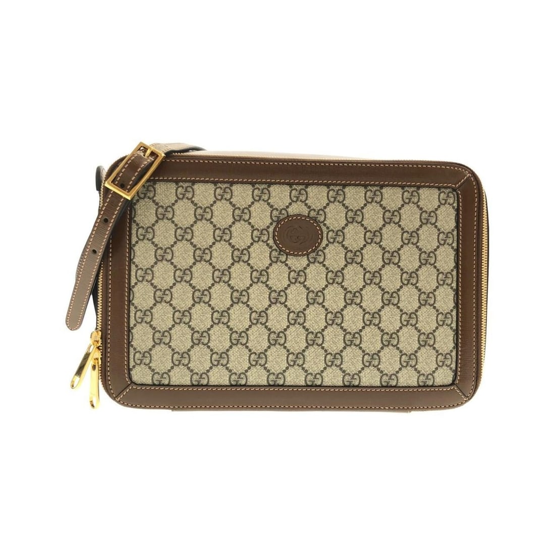 Gucci 625676 92TCG Handbag: --- Catalog ---Category: SizeSize (HxWxD): 32cm x 21.5cm x 10cm / 12.59'' x 8.46'' x 3.93''Category: DesignType: Handbag, PouchColor: Beige, BrownGender: WomenMaterial: GG Supreme Hardware Color: Gold