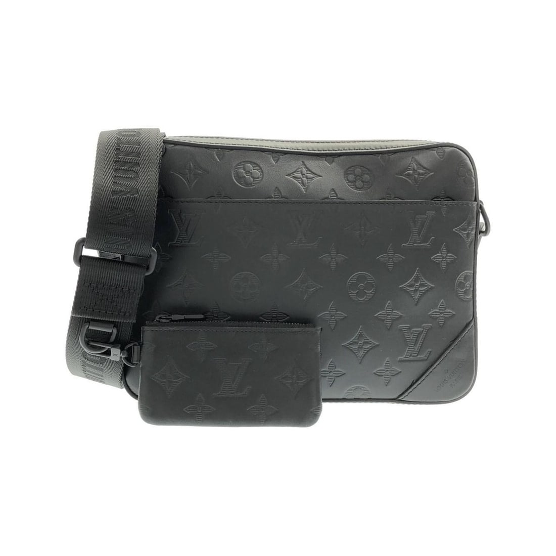 Louis Vuitton Monogram Shadow Duo Messenger M69827 Shoulder Bag: --- Catalog ---Category: SizeSize (HxWxD): 19cm x 25cm x 4cm / 7.48'' x 9.84'' x 1.57''Category: DesignType: Shoulder bagColor: BlackGender: MenMaterial: Leather Leather/Fur Type: Calf leatherCategory