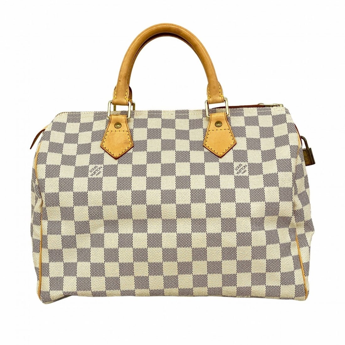 Louis Vuitton Damier Azur Speedy 30 Handbag M41108 White Women's: --- Catalog ---Category: SizeSize (HxWxD): 21.5cm x 31cm x 17cm / 8.46'' x 12.2'' x 6.69''Category: DesignType: HandbagColor: WhiteGender: WomenCategory: GeneralMPN: M41108Brand: Louis Vuitton--- Item