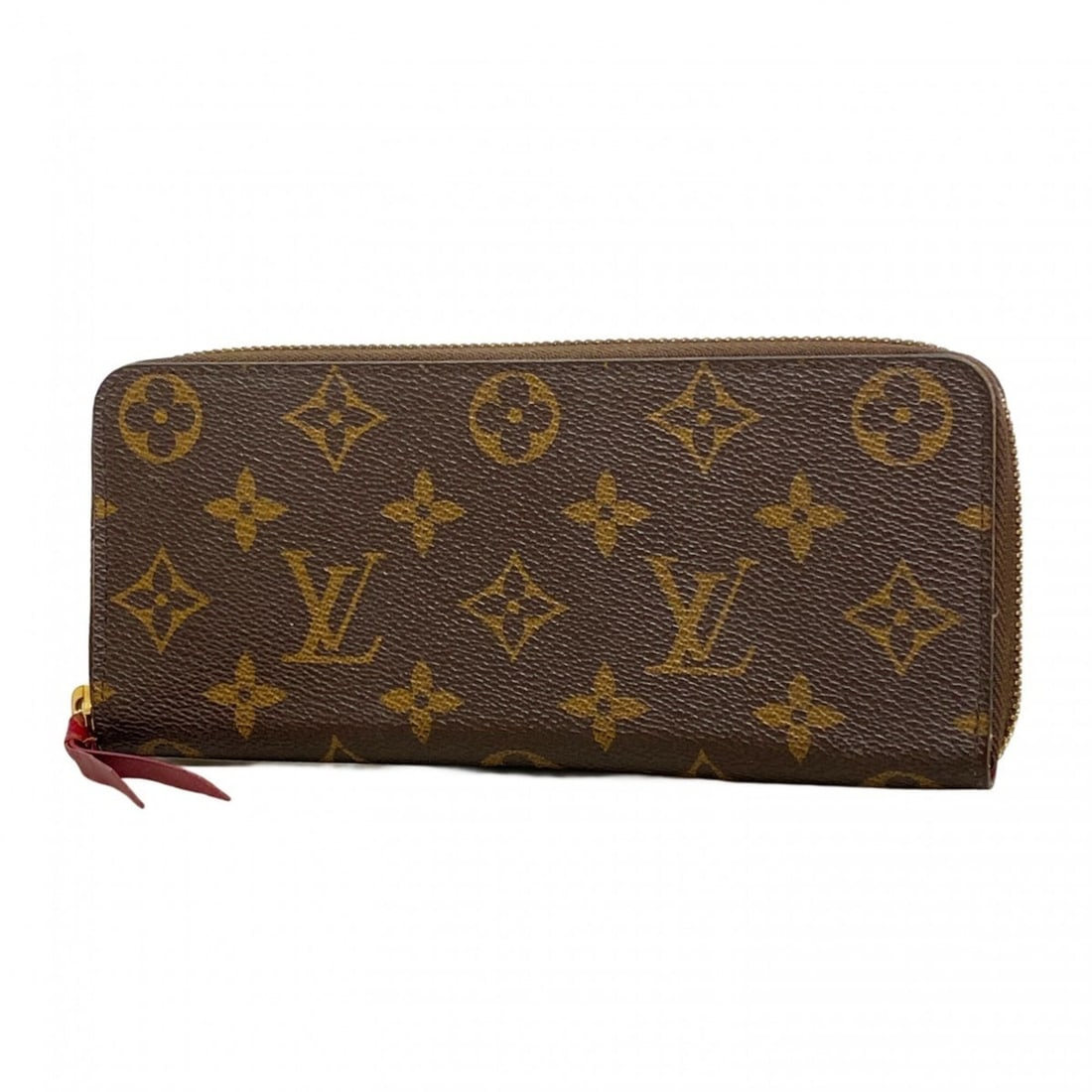 Louis Vuitton Monogram Portefeuille Clemence Long Wallet M60742 Brown Fuchsia Women's: --- Catalog ---Category: SizeSize (HxWxD): 9cm x 19.5cm x 2cm / 3.54'' x 7.67'' x 0.78''Category: DesignType: Long wallet (bi-fold)Color: Brown, FuchsiaGender: WomenCategory: GeneralMPN: M60742Brand: 