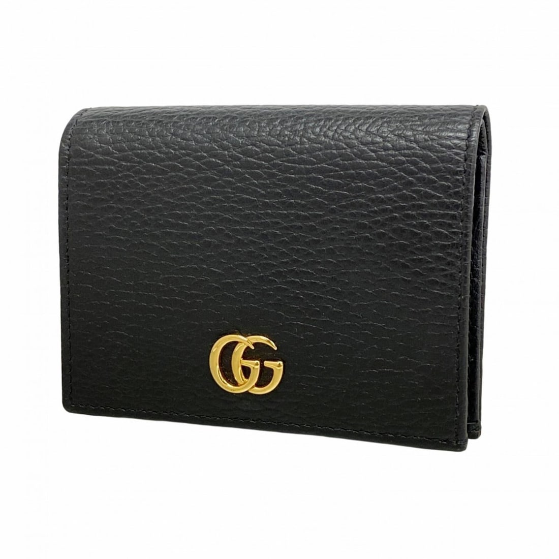 Gucci GG Marmont Wallet 456126 Leather Black Women's: --- Catalog ---Category: SizeSize (HxWxD): 8.5cm x 11cm x 1.5cm / 3.34'' x 4.33'' x 0.59''Category: DesignType: Wallet (bi-fold)Color: BlackGender: WomenMaterial: Leather Category: GeneralMPN: 456126B