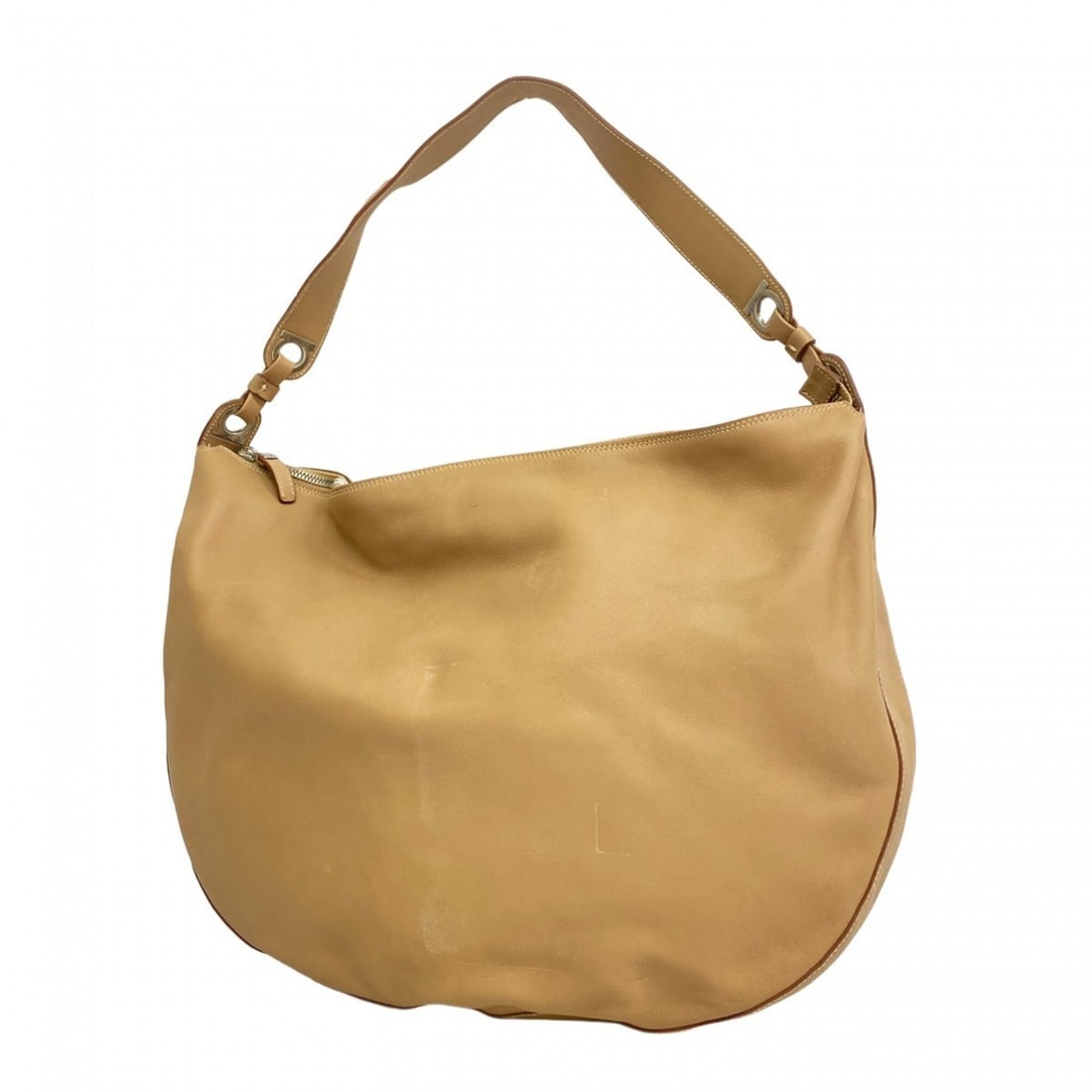 Salvatore Ferragamo Gancini Leather Shoulder Bag, Brown, Women's: --- Catalog ---Category: SizeSize (HxWxD): 31cm x 35cm x 5cm / 12.2'' x 13.77'' x 1.96''Category: DesignType: Shoulder bagColor: BrownGender: WomenMaterial: Leather Hardware Color: SilverCategory: Gen
