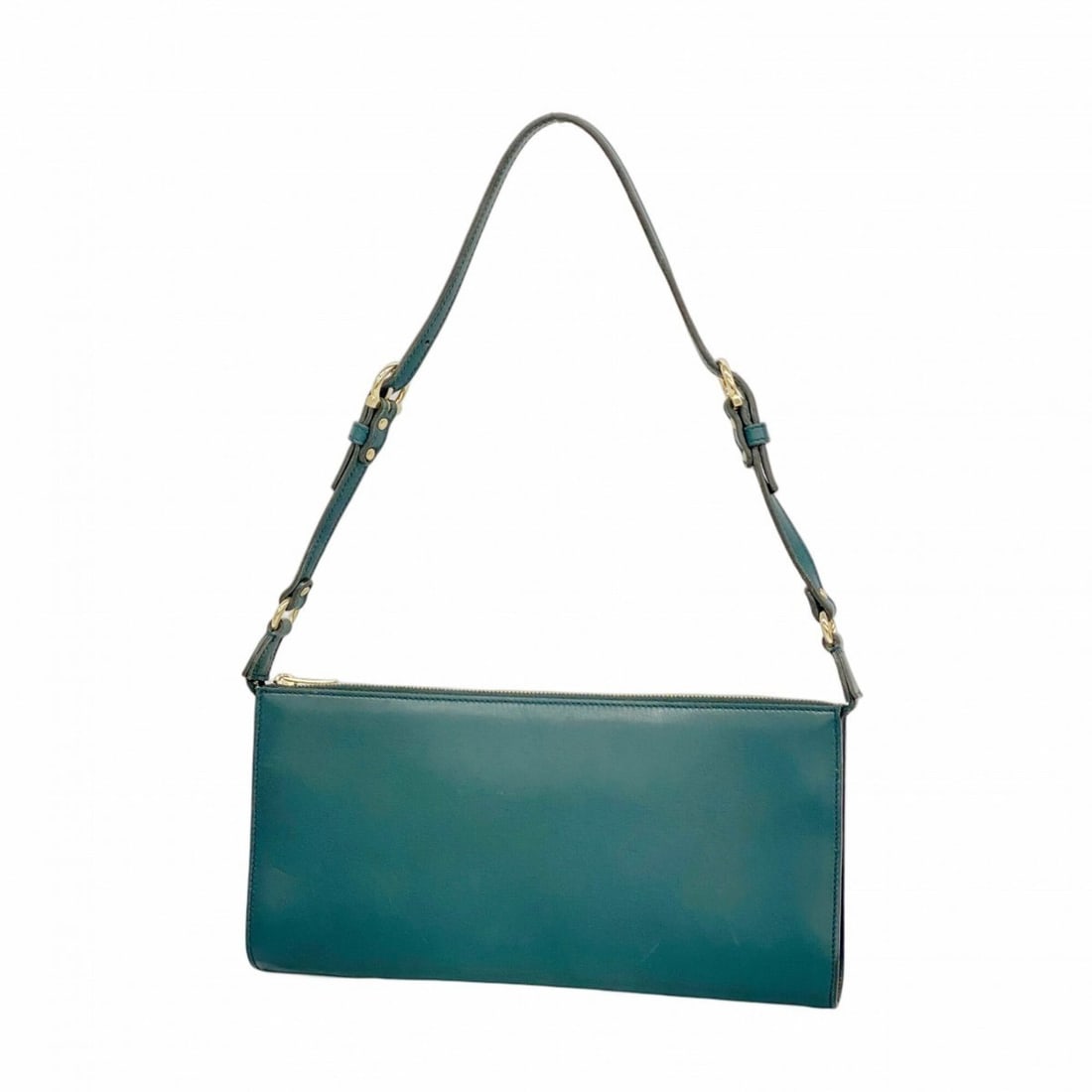 Salvatore Ferragamo Gancini Leather Handbag, Green, Women's: --- Catalog ---Category: SizeSize (HxWxD): 12.5cm x 25cm x 4cm / 4.92'' x 9.84'' x 1.57''Category: DesignType: HandbagColor: GreenGender: WomenMaterial: Leather Hardware Color: GoldCategory: GeneralBr