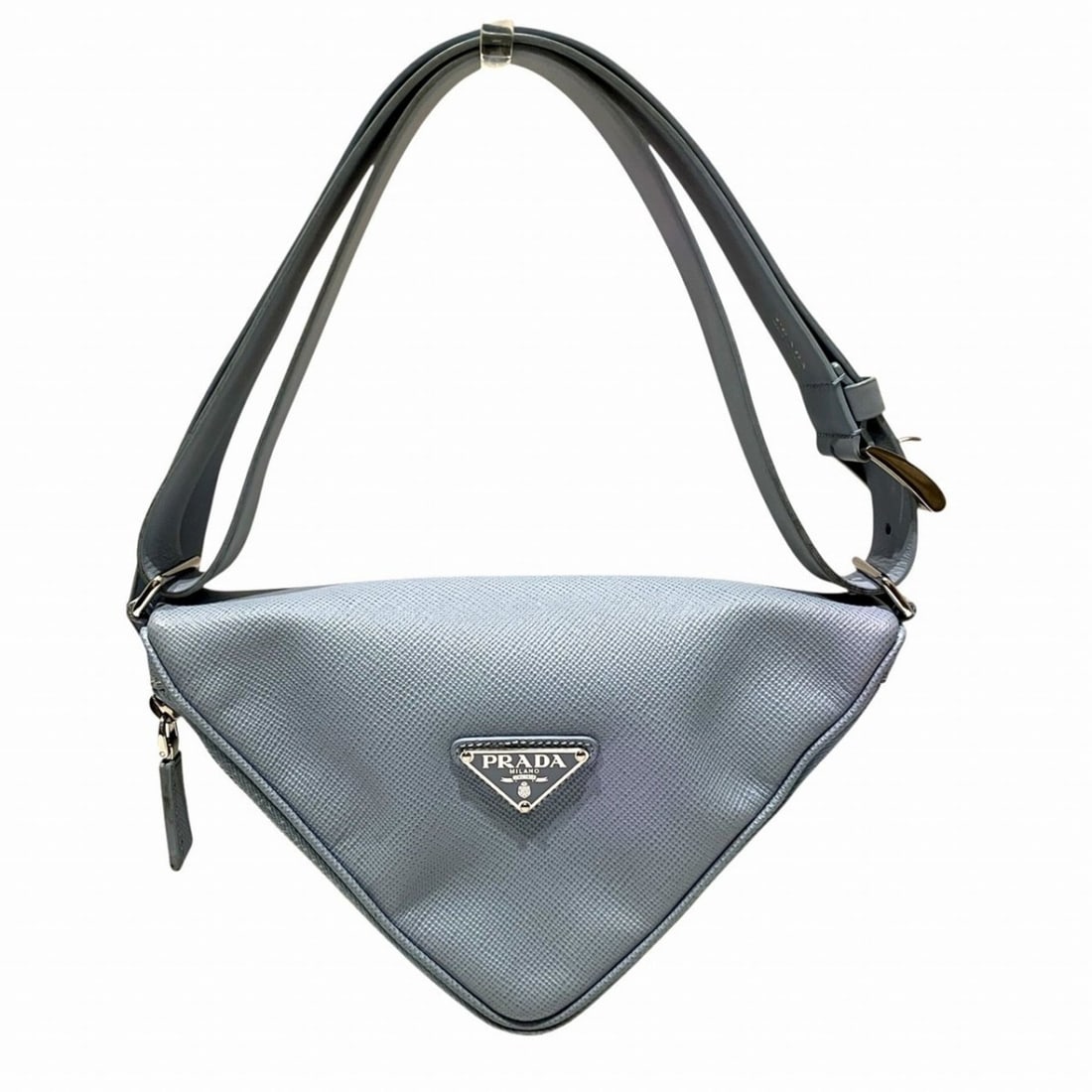 Prada PRADA Shoulder Bag Saffiano Leather 2VL039: --- Catalog ---Category: SizeSize (HxWxD): 16cm x 25cm x 8cm / 6.29'' x 9.84'' x 3.14''Strap Length: 91cm - 110cm / 35.82'' - 43.3''Category: DesignType: Shoulder bagColor: Light blueGender: WomenClos