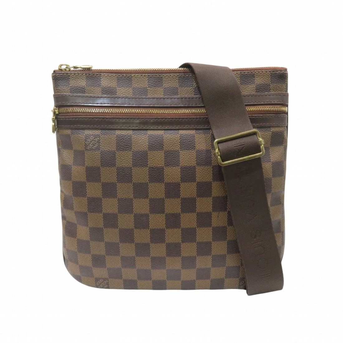 Louis Vuitton Pochette Bosphore Shoulder Bag N51111: --- Catalog ---Category: SizeSize (HxWxD): 25cm x 26cm x 2cm / 9.84'' x 10.23'' x 0.78''Strap Length: 95cm - 156cm / 37.4'' - 61.41''Category: DesignType: Shoulder bagColor: BrownGender: WomenCategory