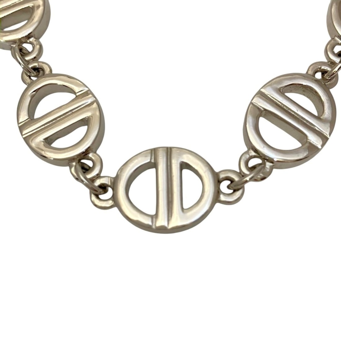 Christian Dior necklace, accessory, total weight 33.5g, 39cm, alloy, jewelry.: --- Catalog ---Category: SizeWeight: 33.5g / 1.18oz.Pendant Size: 10mm / 0.39''Neck Circumference: 39 cm / 15.35''Category: DesignGender: WomenMaterial: AlloyNecklace Type: NecklaceCategory: GeneralBr