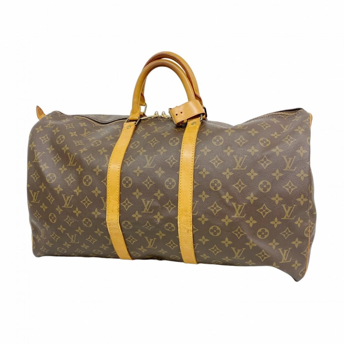 Louis Vuitton Bags - Boston Monogram Keepall 55 M41424 Brown Men's & Women's: --- Catalog ---Category: SizeSize (HxWxD): 30cm x 56cm x 25cm / 11.81'' x 22.04'' x 9.84''Category: DesignType: Boston bagColor: BrownGender: Men,WomenCategory: GeneralMPN: M41424Brand: Louis Vuitton-