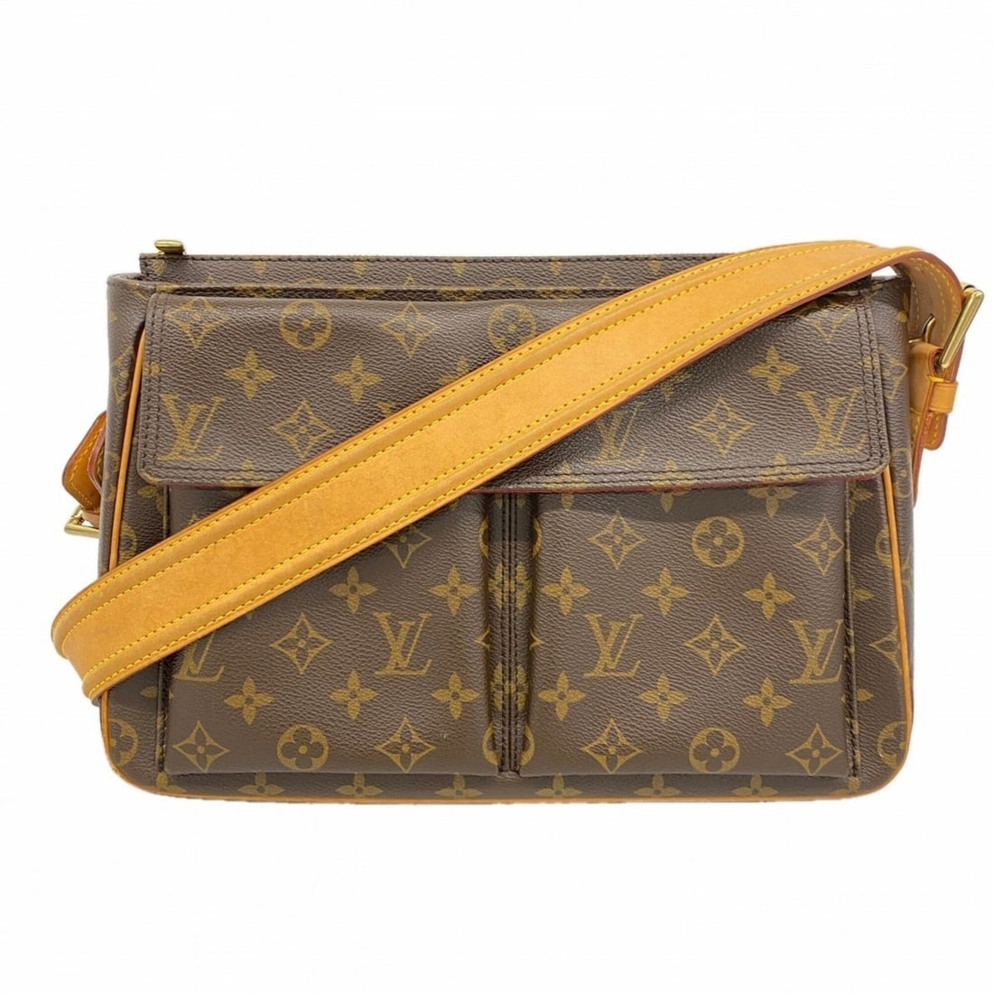Louis Vuitton Monogram Vivacite GM Shoulder Bag M51163 Brown Women's: --- Catalog ---Category: SizeSize (HxWxD): 22cm x 30cm x 10cm / 8.66'' x 11.81'' x 3.93''Category: DesignType: Shoulder bagColor: BrownGender: WomenCategory: GeneralMPN: M51163Brand: Louis Vuitton--- 