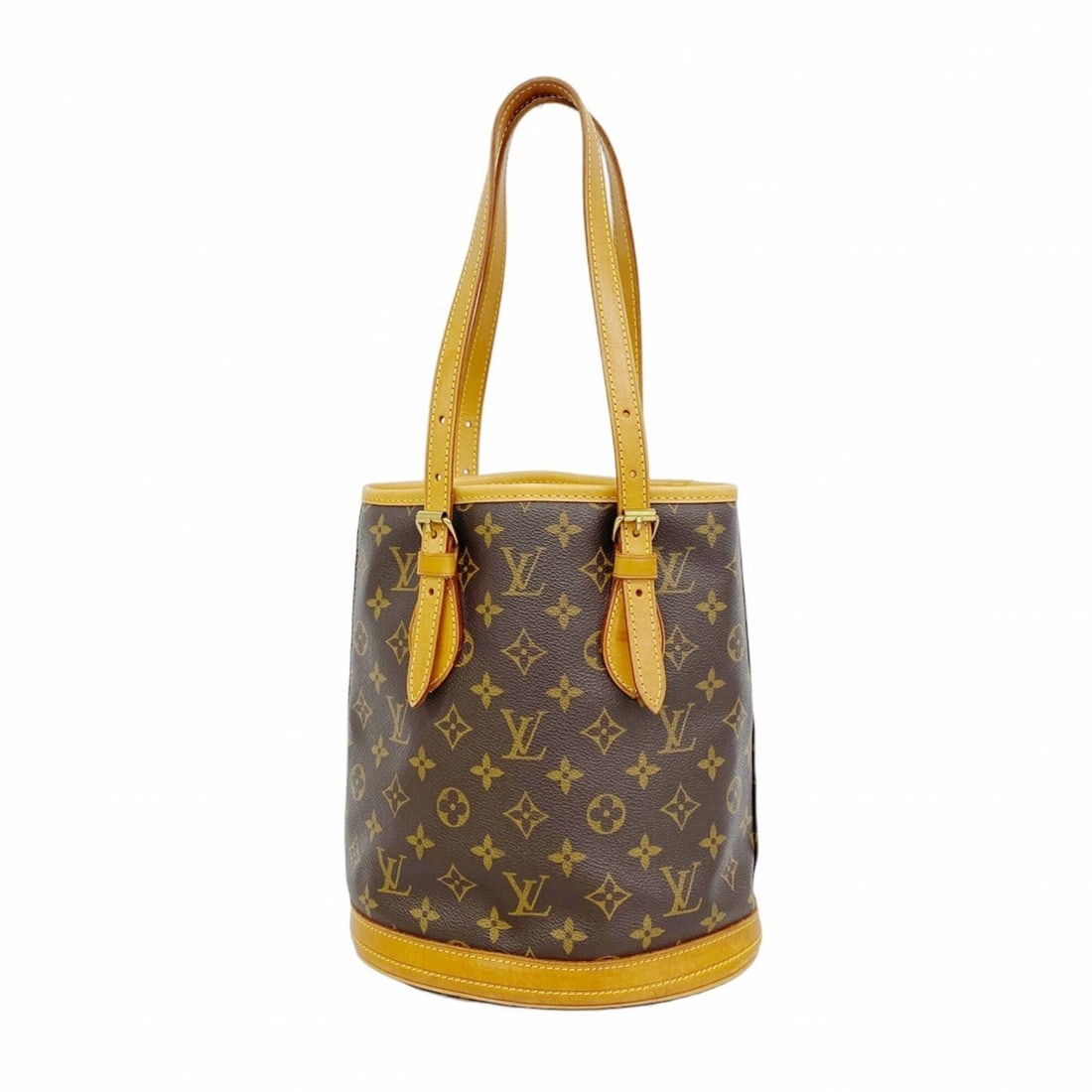 Louis Vuitton Monogram Bucket PM Tote Bag M42238 Brown (Women's): --- Catalog ---Category: SizeSize (HxWxD): 26cm x 23cm x 16cm / 10.23'' x 9.05'' x 6.29''Category: DesignType: Tote bagColor: BrownGender: WomenCategory: GeneralMPN: M42238Brand: Louis Vuitton--- Item