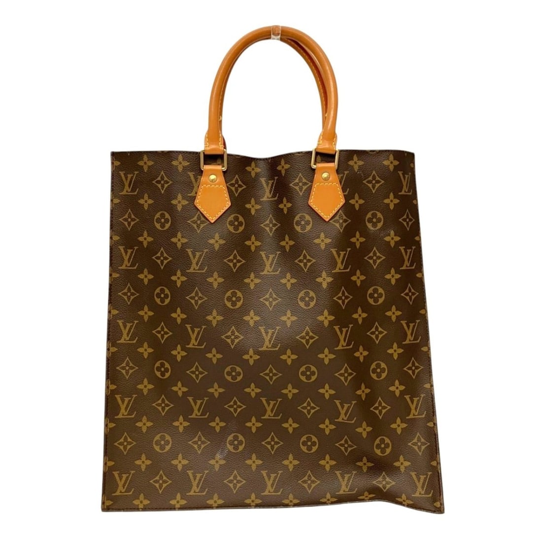 Louis Vuitton Sac Plat handbag, Monogram canvas, M51140: --- Catalog ---Category: SizeSize (HxWxD): 38cm x 35cm x 9cm / 14.96'' x 13.77'' x 3.54''Handle Length: 33cm / 12.99''Category: DesignType: HandbagColor: BrownGender: WomenMaterial: Monogram Category: