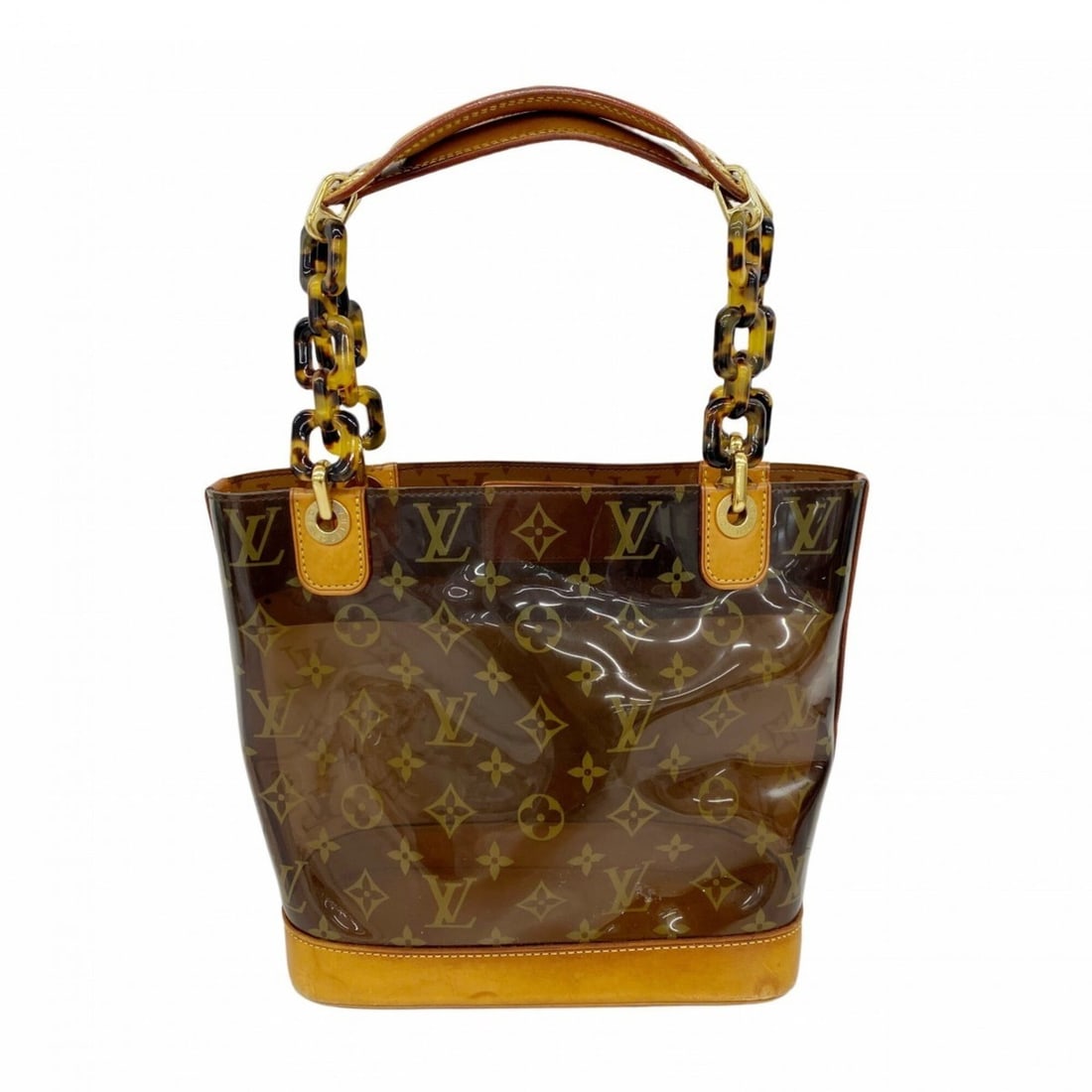 Louis Vuitton Monogram Vinyl Cabas Ambre PM Tote Bag M92502 Brown (Women's): --- Catalog ---Category: SizeSize (HxWxD): 23.5cm x 23cm x 11cm / 9.25'' x 9.05'' x 4.33''Category: DesignType: Tote bagColor: BrownGender: WomenCategory: GeneralMPN: M92502Brand: Louis Vuitton--- Ite