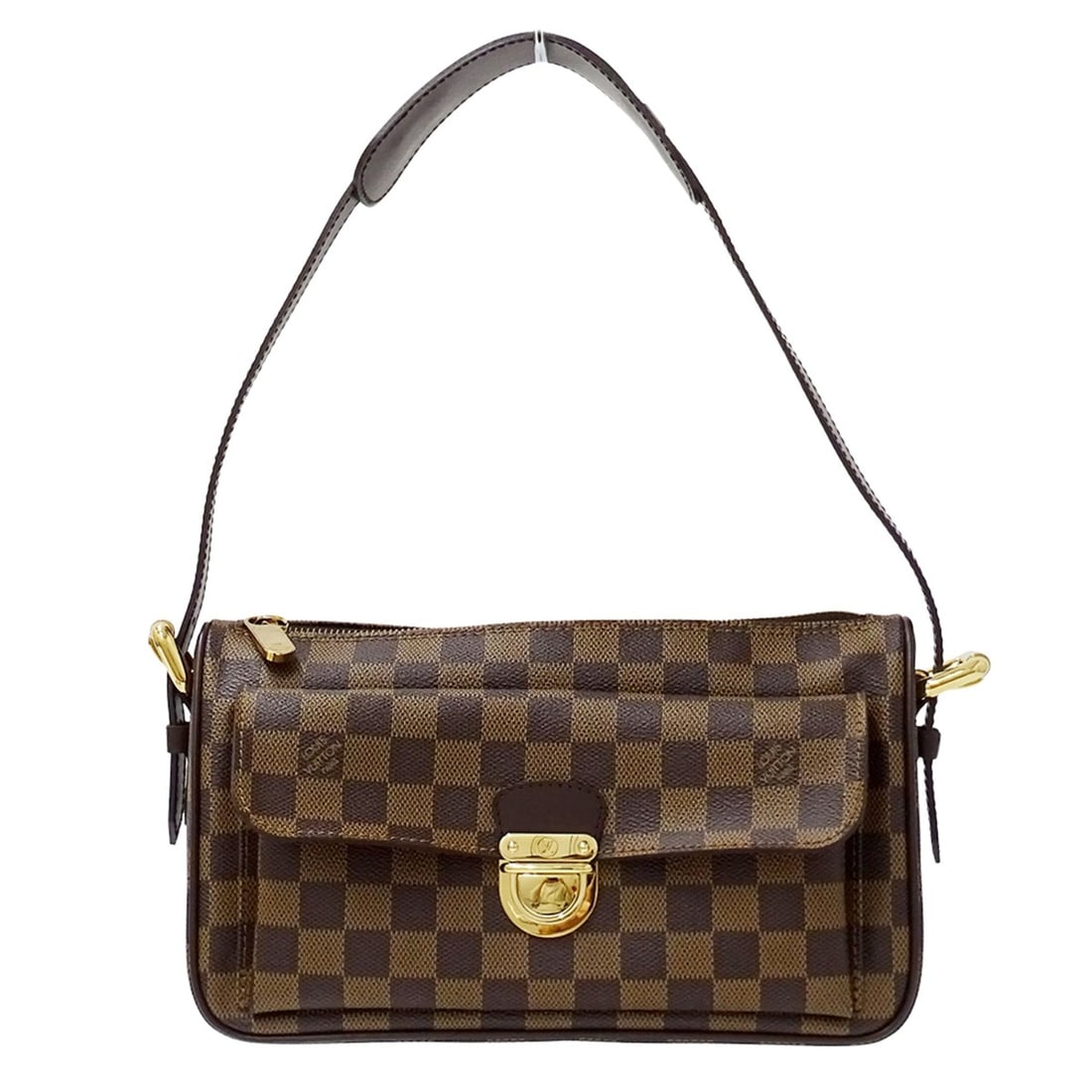 Louis Vuitton LOUIS VUITTON Damier handbag for women, brand shoulder bag, Ravello PM N60006, short: --- Catalog ---Category: SizeSize (HxWxD): 15.5cm x 26cm x 8cm / 6.1'' x 10.23'' x 3.14''Category: DesignType: Handbag, Shoulder bagColor: BrownGender: WomenMaterial: Damier Canvas Category: GeneralMP