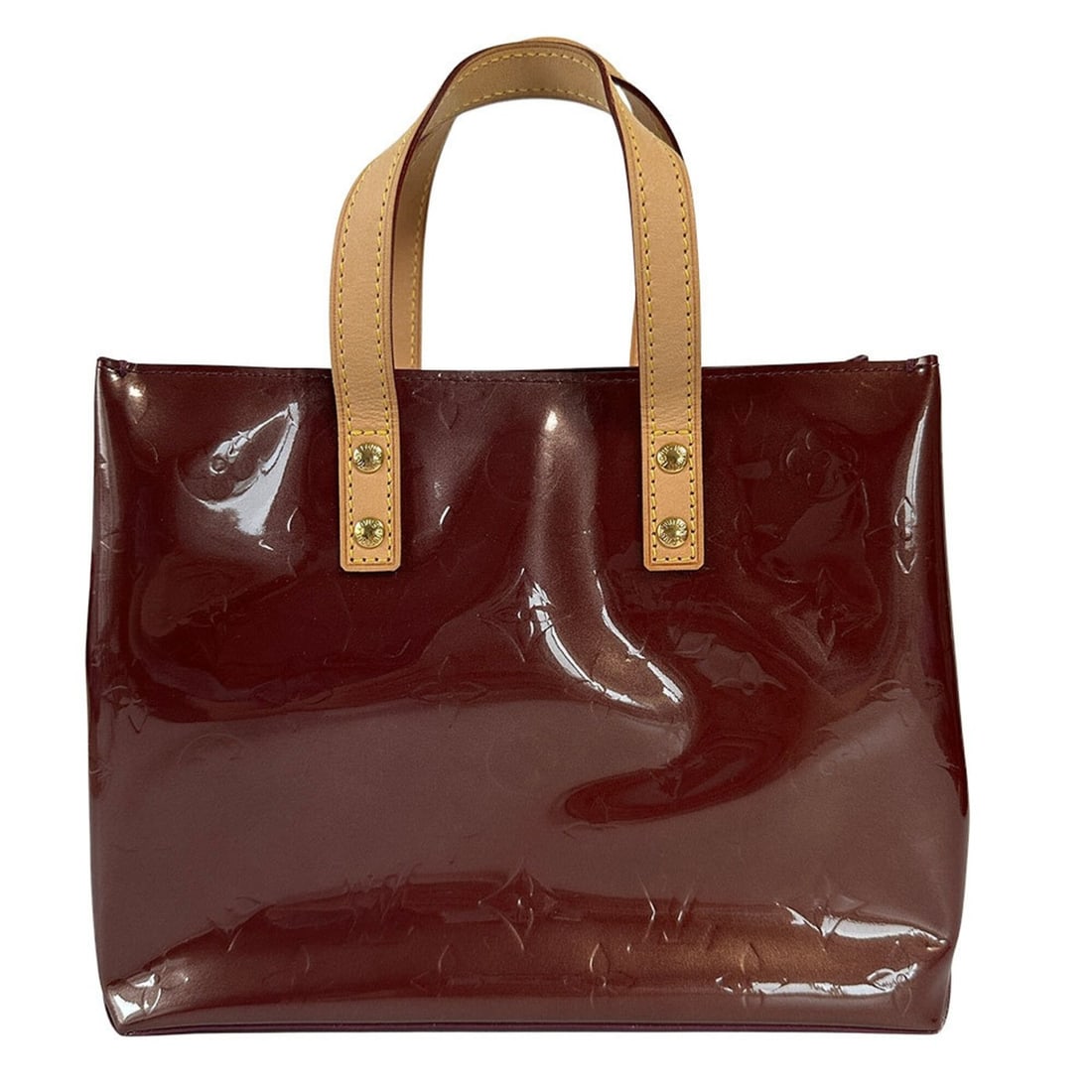 Louis Vuitton LOUIS VUITTON handbag, Monogram Vernis, women's, brand Vernis Lead PM, purple, M91993.: --- Catalog ---Category: SizeSize (HxWxD): 17.5cm x 22cm x 10cm / 6.88'' x 8.66'' x 3.93''Category: DesignType: HandbagColor: PurpleGender: WomenMaterial: Monogram Vernis Category: GeneralMPN: M91993B