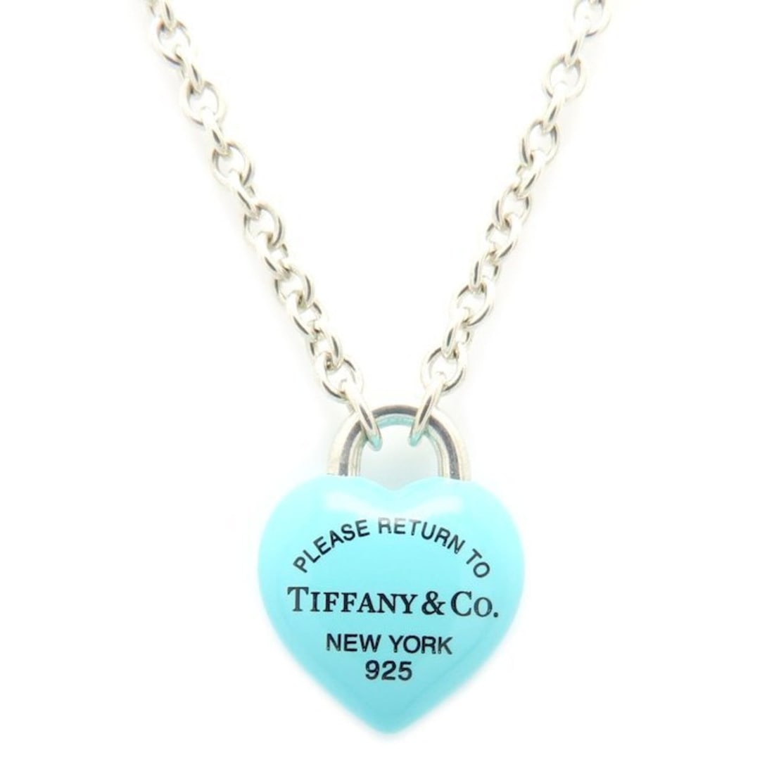 TIFFANY&Co. Tiffany & Co. Return to Full Heart Necklace, Blue Enamel, Sterling Silver 925, Women's,: --- Catalog ---Category: SizeWeight: 7.3g / 0.25oz.Pendant Size: 14.6mm x 11.4mm / 0.57'' x 0.44''Neck Circumference: 40 cm / 15.74''Category: DesignGender: WomenMaterial: Silver 925Necklace Type: Nec