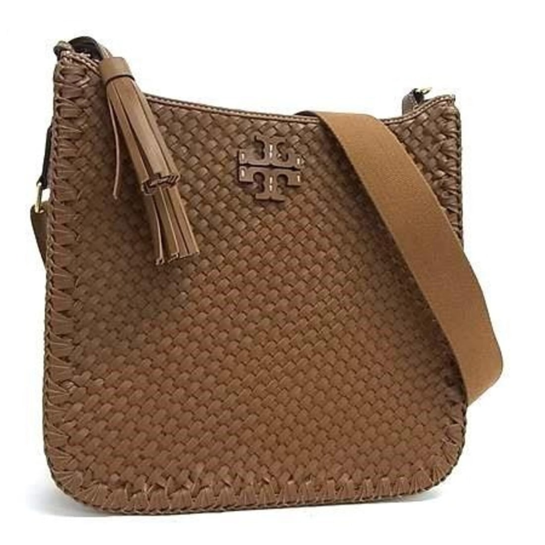 TORY BURCH Tory Burch Shoulder Bag, Brown Leather, Women's Crossbody Bag: --- Catalog ---Category: SizeSize (HxWxD): 28cm x 30cm x 6cm / 11.02'' x 11.81'' x 2.36''Category: DesignType: Shoulder bagColor: BrownGender: WomenMaterial: Leather Category: GeneralBrand: Tory Burch