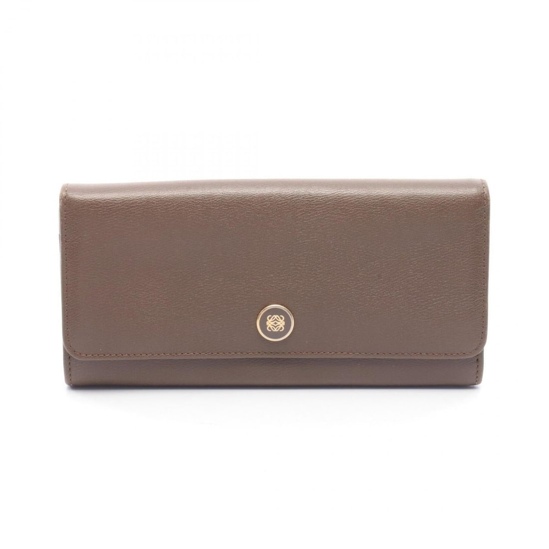 Loewe Anagram Bi-fold Long Wallet, Leather, Women's, Brown: --- Catalog ---Category: SizeSize (HxWxD): 9.5cm x 19cm x 2.5cm / 3.74'' x 7.48'' x 0.98''Category: DesignType: Long wallet (bi-fold)Color: BrownGender: WomenMaterial: Leather Category: GeneralBrand: 
