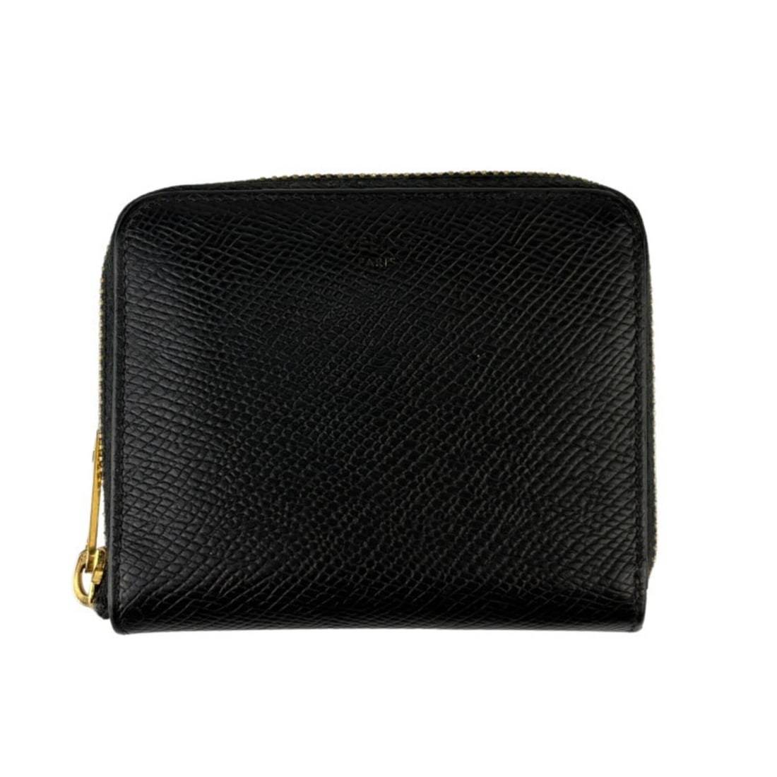 CELINE Celine Bi-fold Wallet Small Zip Essential 10L20 Black Leather Unisex Round: --- Catalog ---Category: SizeSize (HxWxD): 8.7cm x 10.5cm x 2.3cm / 3.42'' x 4.13'' x 0.9''Category: DesignType: Wallet (bi-fold)Color: BlackGender: Men,WomenMaterial: Leather Category: GeneralMPN: 10