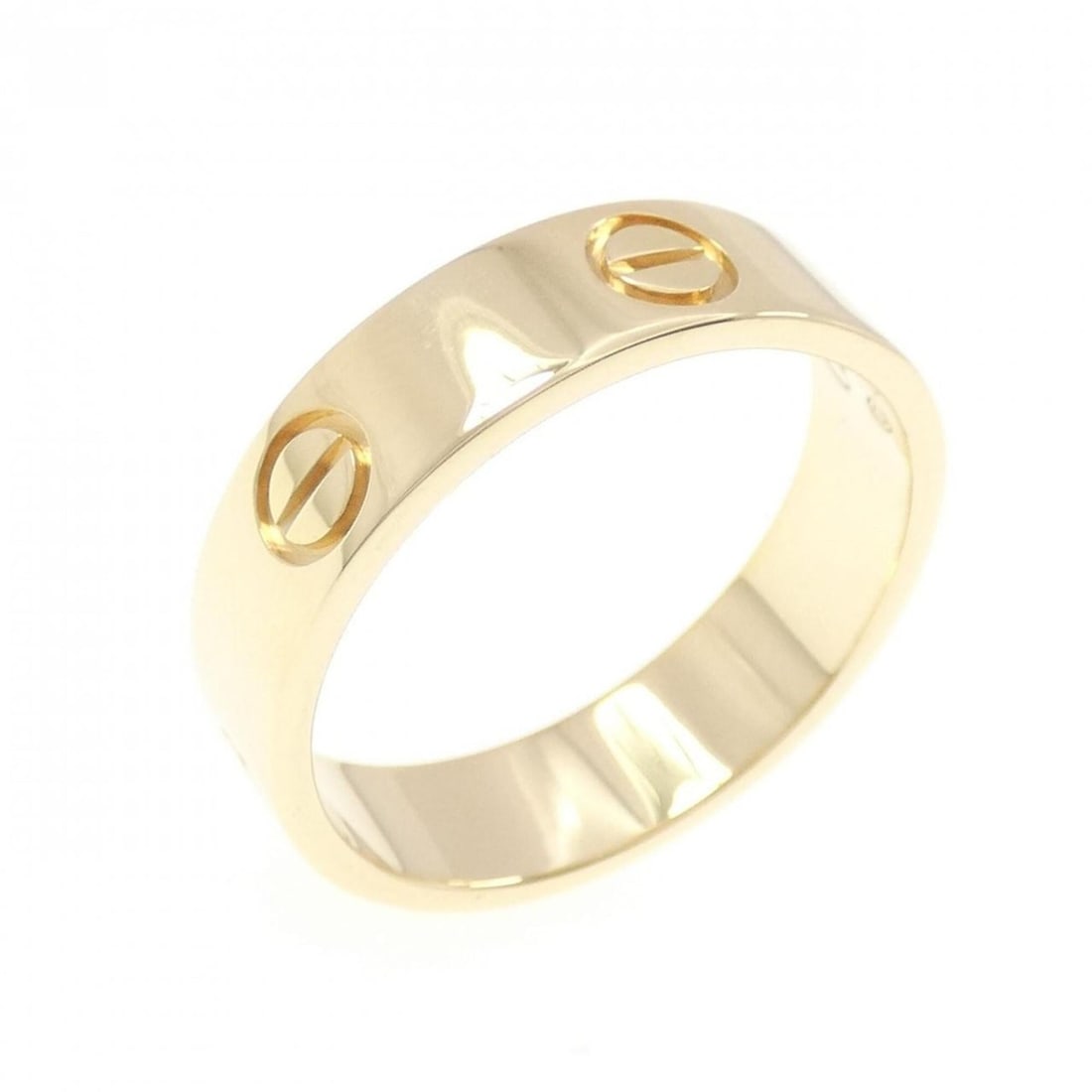 Cartier Love Ring: --- Catalog ---Category: SizeUS Size: 9.5Brand Size: 59Category: DesignType: Band ringGender: Men,WomenMaterial: Yellow gold (18K)Category: GeneralBrand: Cartier--- Item List ---Section: ConditionRank