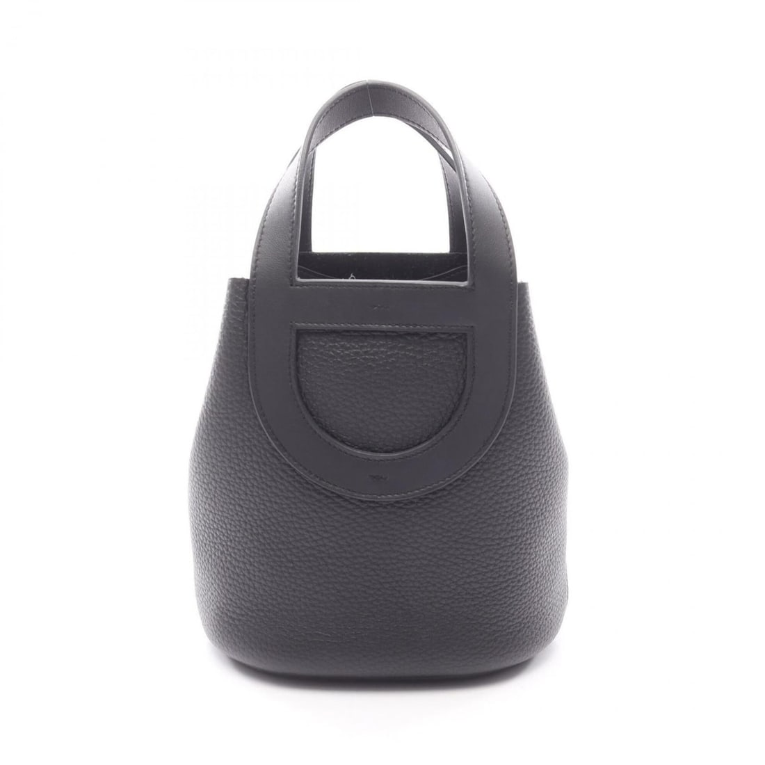 Hermes In the Loop 18 Handbag, Leather, Taurillon Clemence Women's, Black: --- Catalog ---Category: SizeSize (HxWxD): 20cm x 18cm x 12cm / 7.87'' x 7.08'' x 4.72''Category: DesignType: HandbagColor: BlackGender: WomenMaterial: Taurillon clemence leather Category: GeneralBran