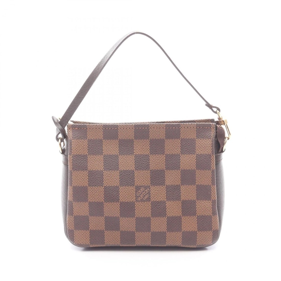 Louis Vuitton LOUIS VUITTON Trouse Makeup Handbag, Coated Canvas Leather, Damier Pattern, Women's,: --- Catalog ---Category: SizeSize (HxWxD): 14cm x 16.5cm x 5.5cm / 5.51'' x 6.49'' x 2.16''Category: DesignType: HandbagColor: Brown, Damier CanvasGender: WomenMaterial: Coated canvas , Damier Canvas 