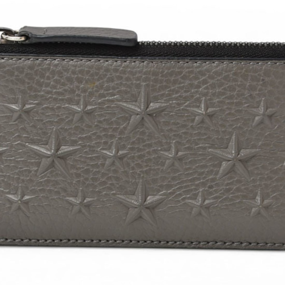 Jimmy Choo coin case/card holder, fragment case, blue, gray, black.: --- Catalog ---Category: DesignType: Card caseColor: GrayGender: Unisex,Women,MenMaterial: Leather Category: GeneralBrand: Jimmy ChooCategory: Physical PropertiesSize (HxWxD): 7.5cm x 14cm x 1cm / 2.9